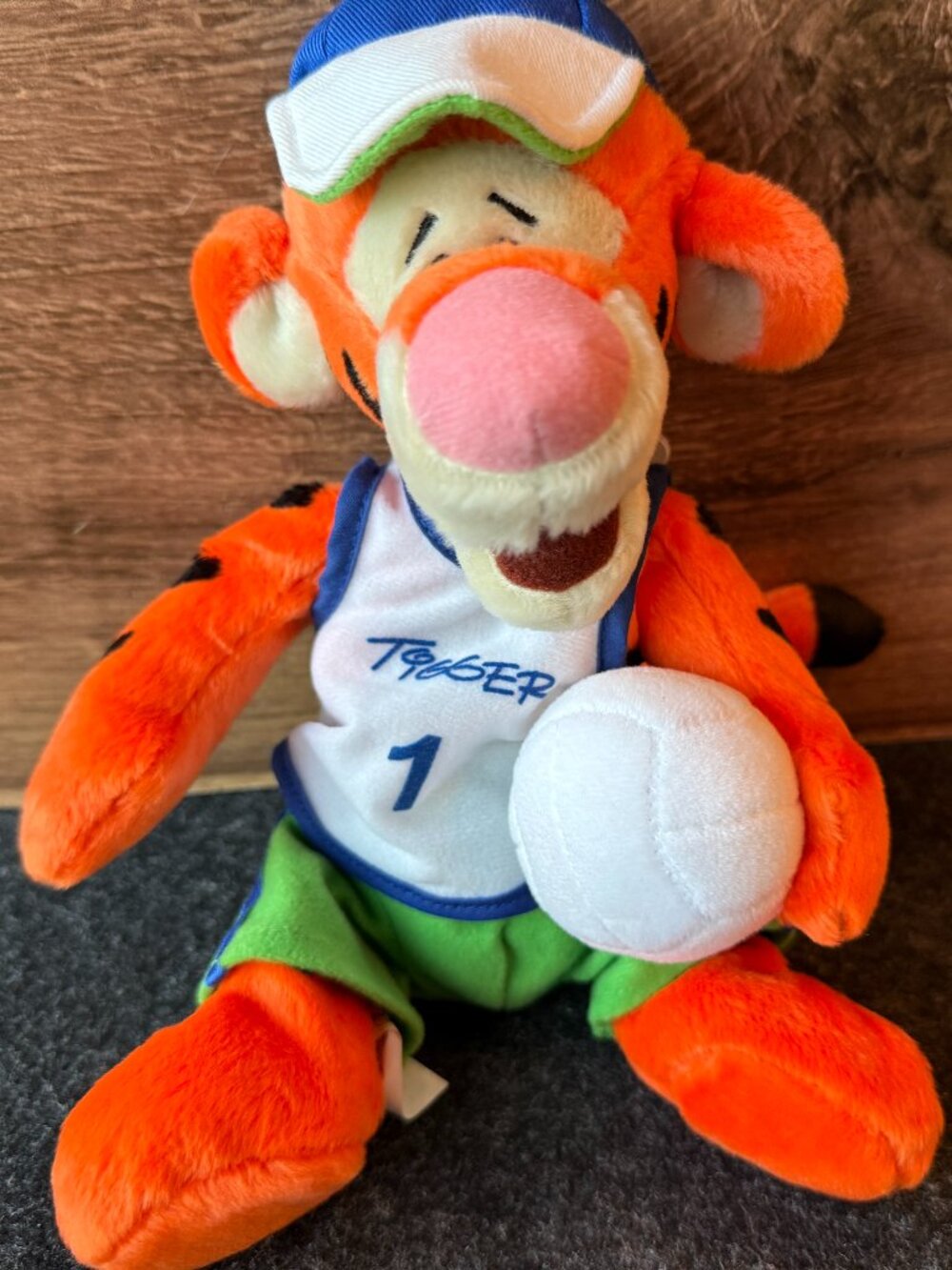 Vintage Disney Tigger Volleyball Plush NWT